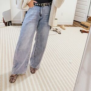 Wide leg jeans